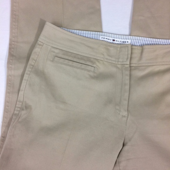 Tommy Hilfiger Y2K Khaki Stretch Casual Pants - Picture 5 of 7
